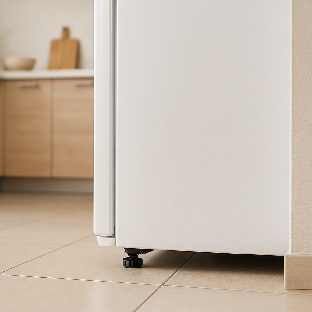 냉장고가 시끄러워졌다면: 위치/수평이 원인일 수 있어요