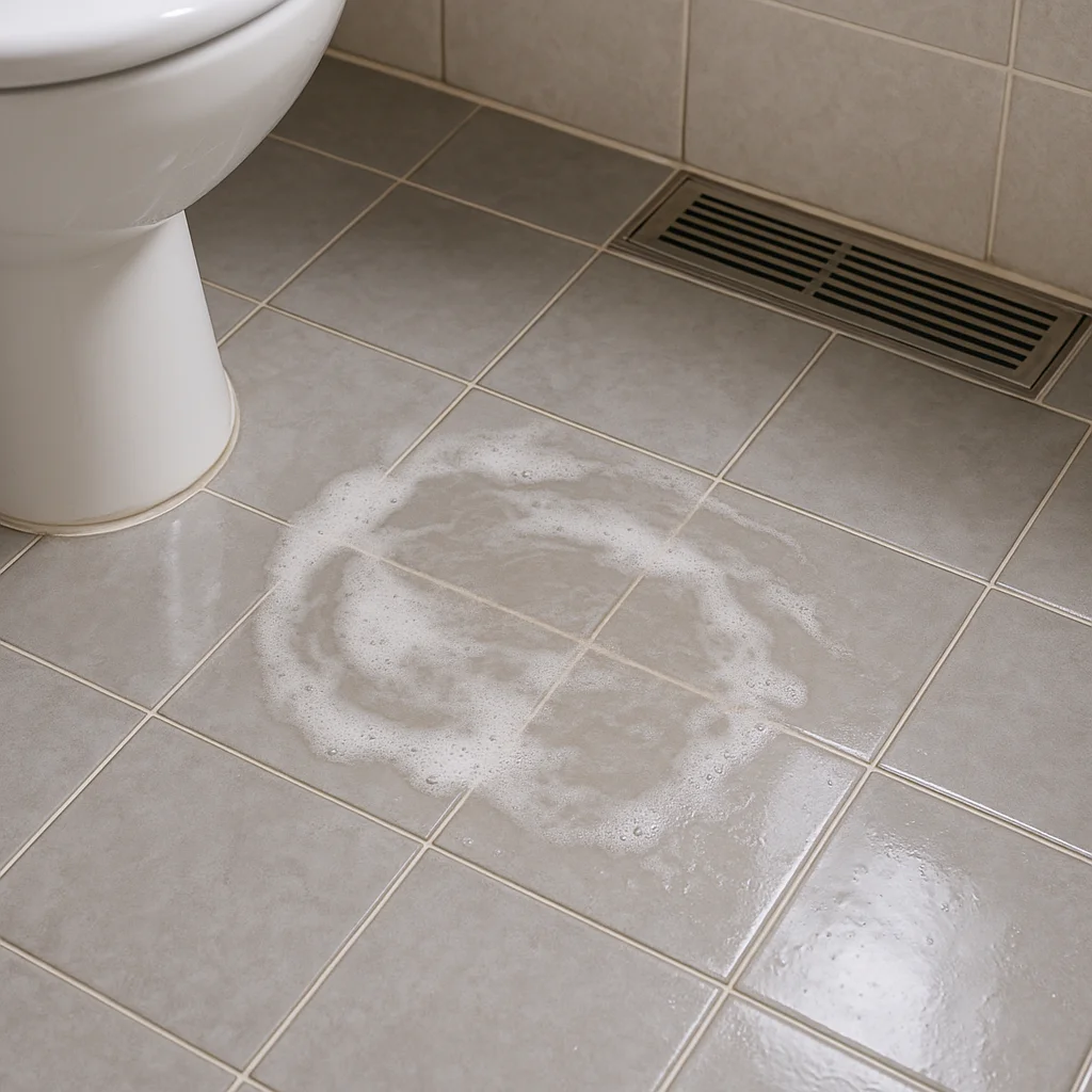 욕실 바닥 미끄러움, 세정제보다 ‘잔여물’이 문제일 수 있어요