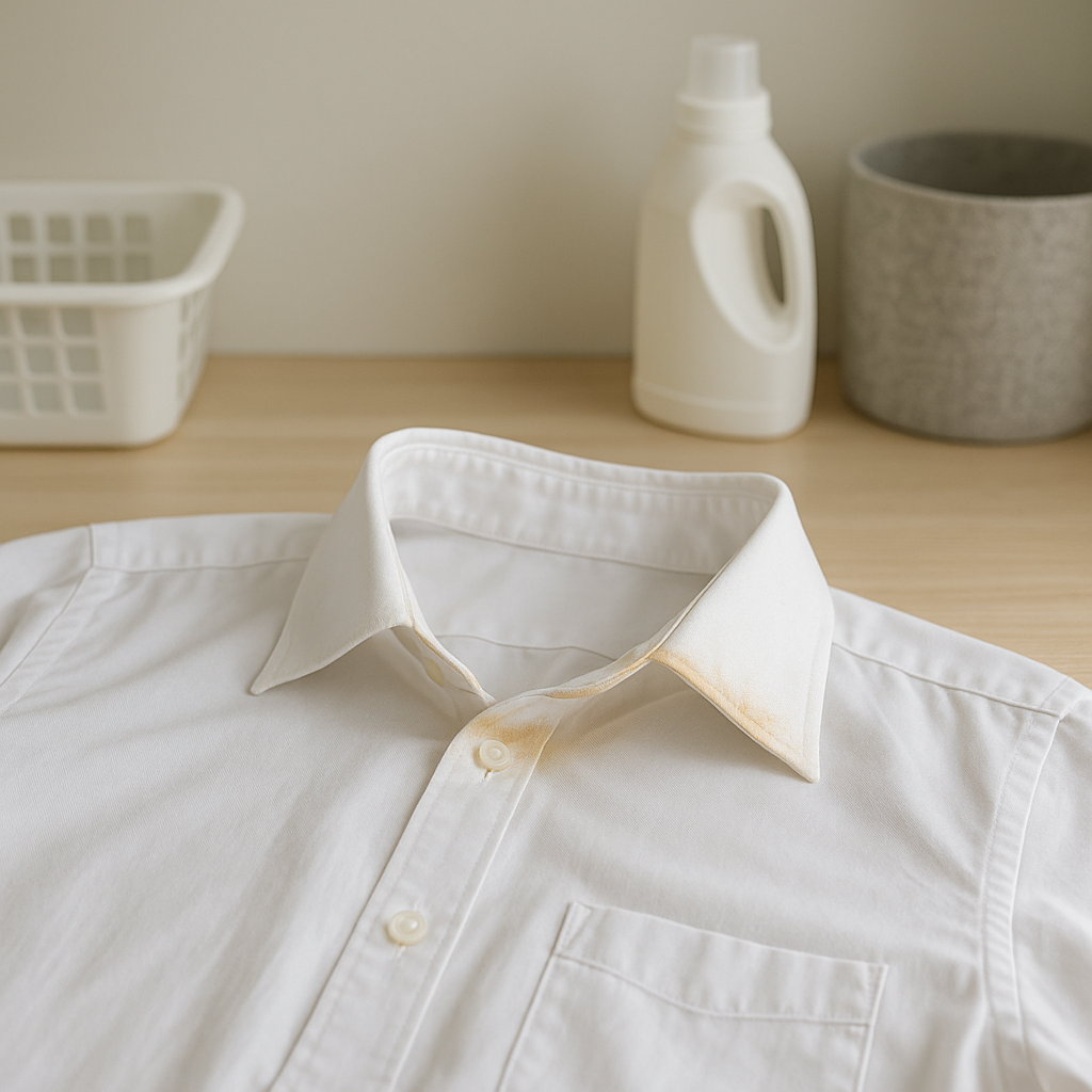 흰 셔츠 목때, 세제 바꾸기 전에 먼저 확인할 3가지