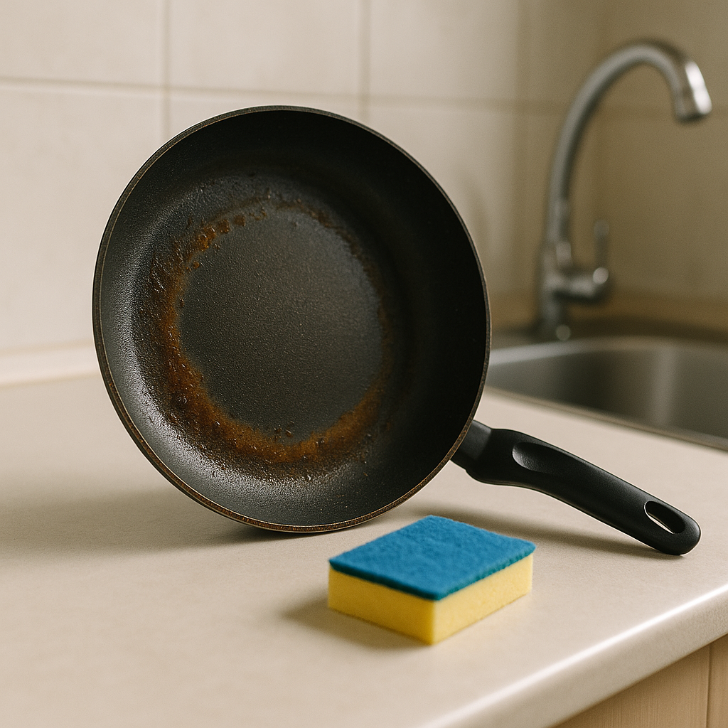 프라이팬 외부 기름막, 스펀지보다 먼저 해야 할 안전 확인
