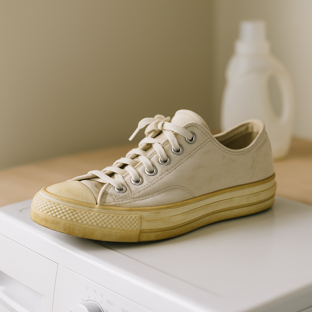 운동화 고무 부분 누렇게 변했을 때 가장 흔한 실수 2개