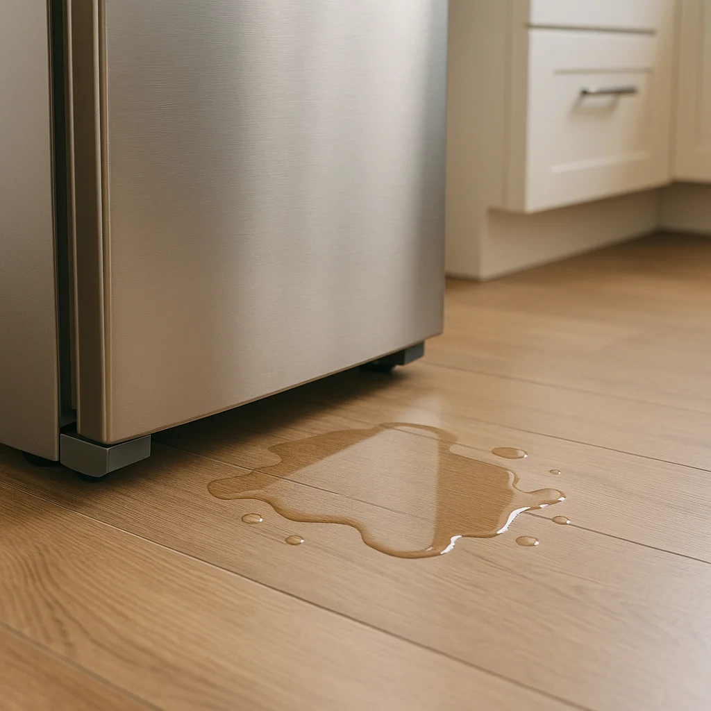 냉장고 아래 물 고임, 누수보다 먼저 의심할 ‘배수구멍’