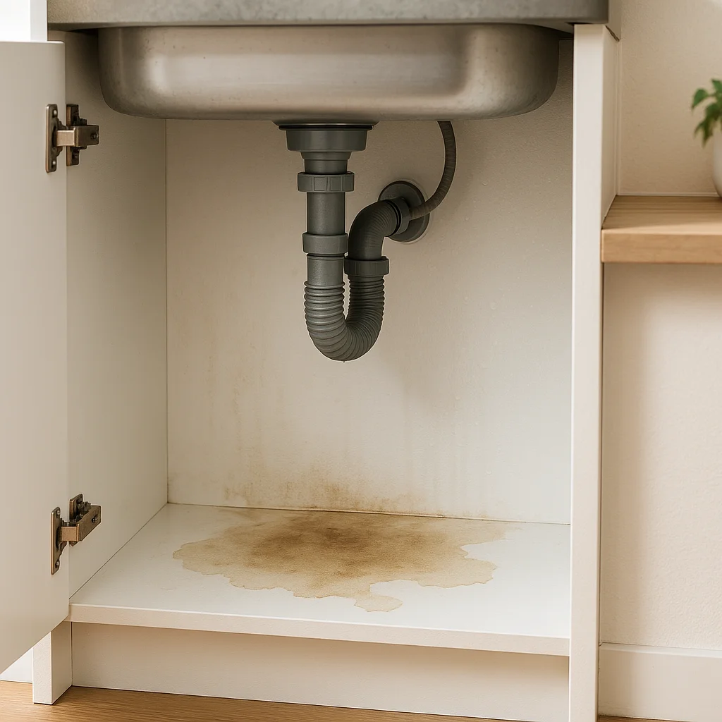 싱크대 밑 물 맺힘, 누수인지 결로인지 1분 구분법