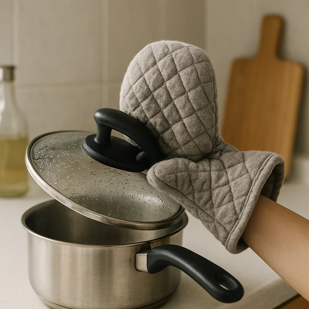 주방 장갑, 두꺼운 게 더 위험한 순간(미끄러짐/감각 저하)