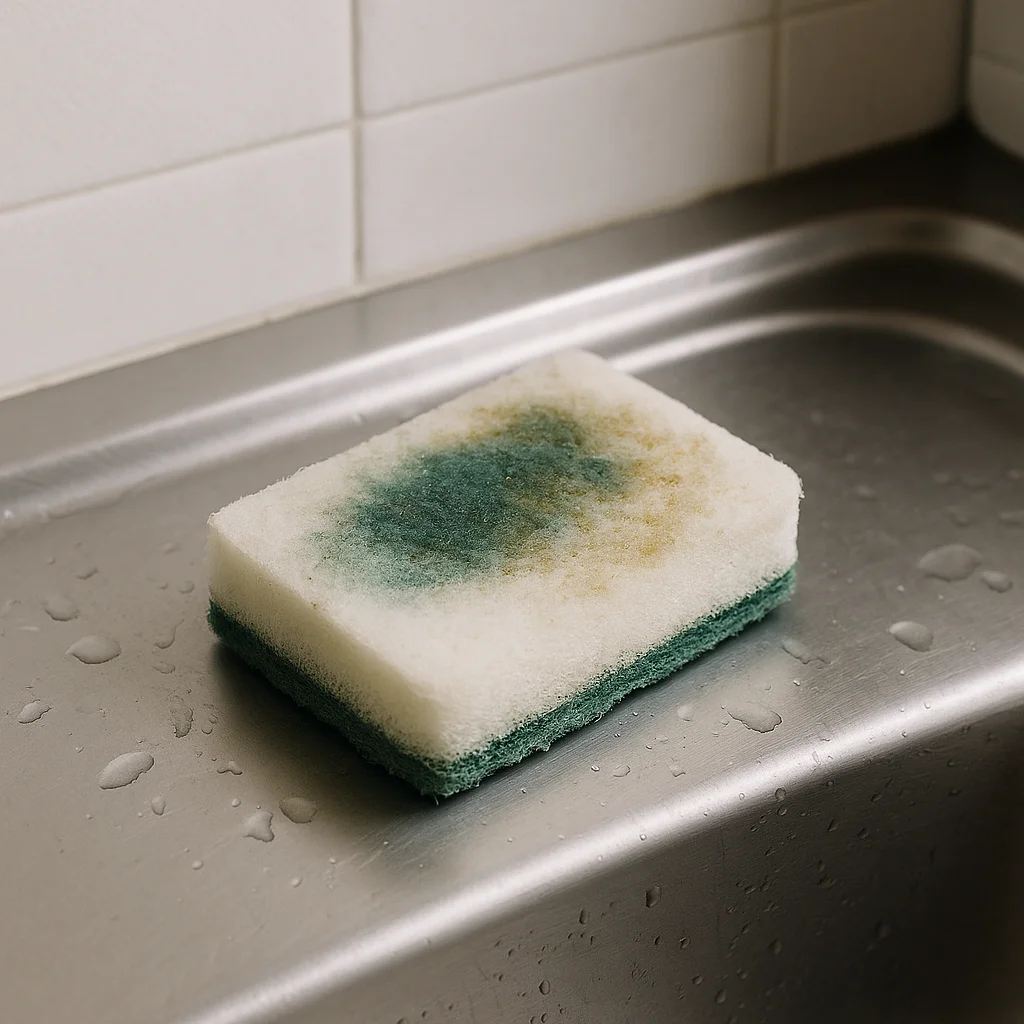 청소약 묻은 수세미 재사용, 위생이 무너지는 순간