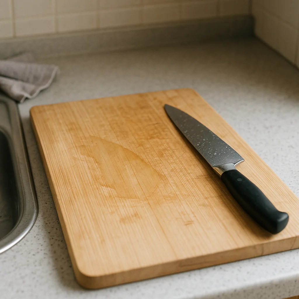 도마에서 미끄러짐이 심해졌다면: 세척이 아니라 ‘코팅 손상’