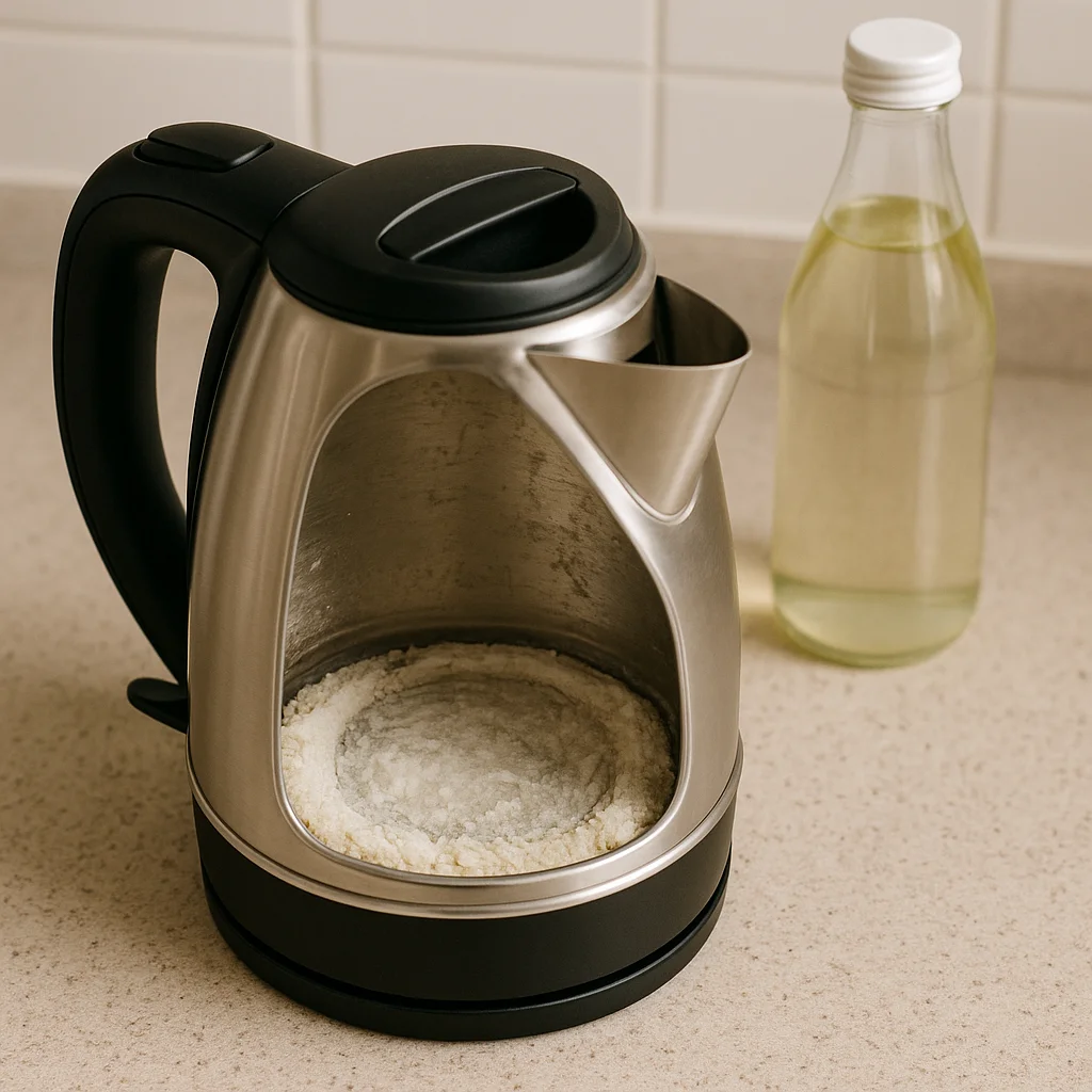 주전자 석회, 식초 넣기 전에 꼭 체크할 재질