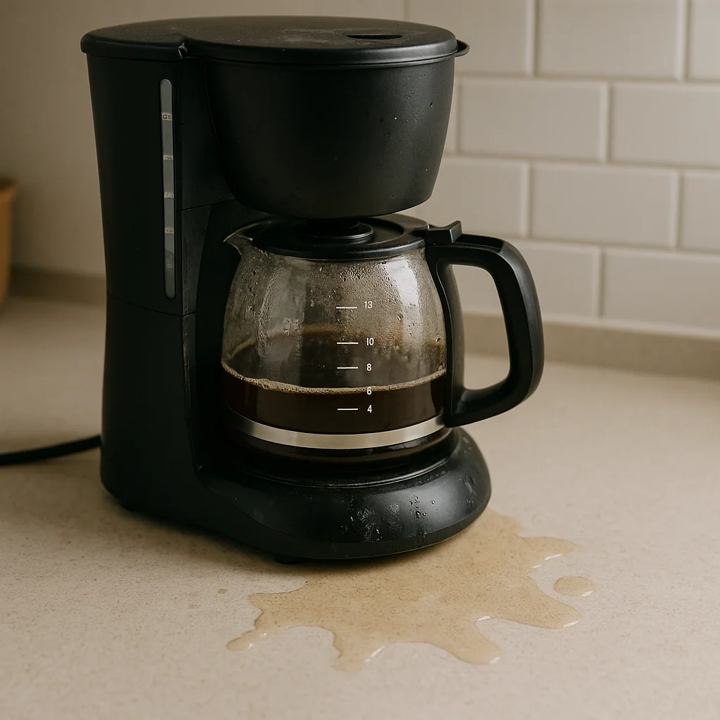 커피머신 물샘/냄새, 고장보다 패킹 건조가 범인일 수 있어요