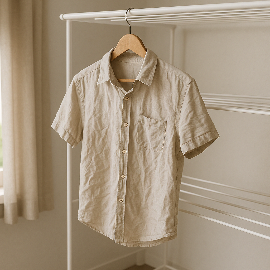 린넨 구김, 다림질보다 “널기”가 중요한 이유