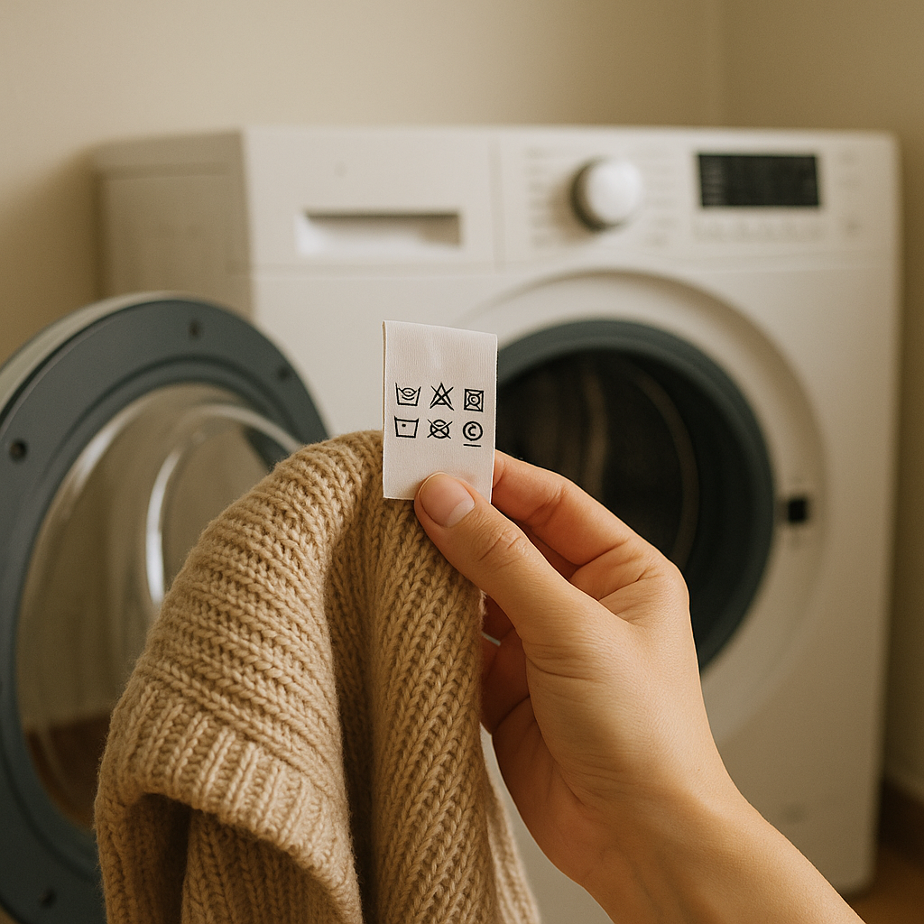 니트 줄어듦 방지: 세탁기 버튼보다 먼저 봐야 할 라벨