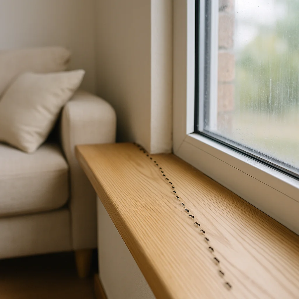 거실에만 개미가 줄 서는 이유: 주방이 아니라 ‘창가’일 수 있어요
