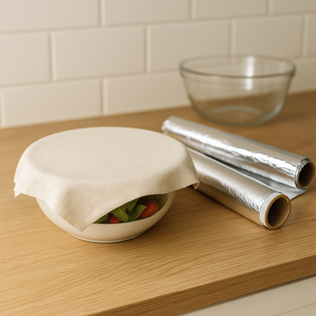 주방 소모품 비용 줄이기: 랩/호일 사용량 줄이는 작은 습관